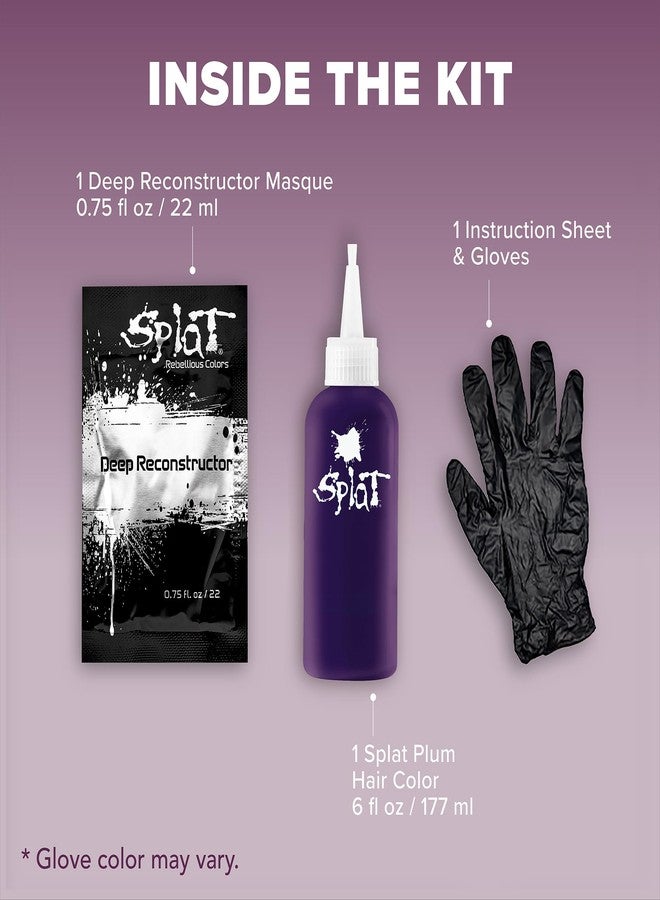 سبلات | مجموعة ميدنايت الكاملة | صبغة شعر | شبه دائمة | تدوم طويلاً | نباتية وخالية من القسوة (لون البرقوق الداكن) - Image 4